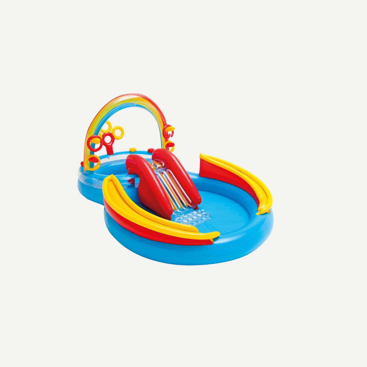 Rainbow Ring Play Center โ Age 2+ (117" L x 76" W x 53" H)