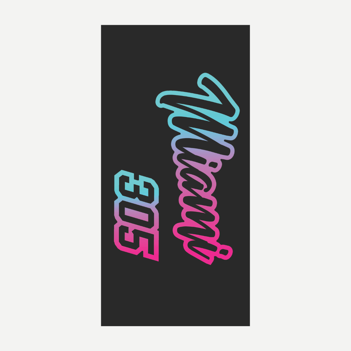 Miami 305 Beach Towel