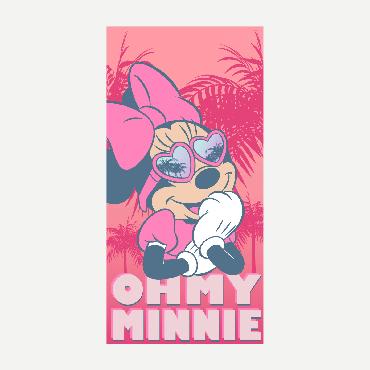 Oh My Minnie Beach Towel