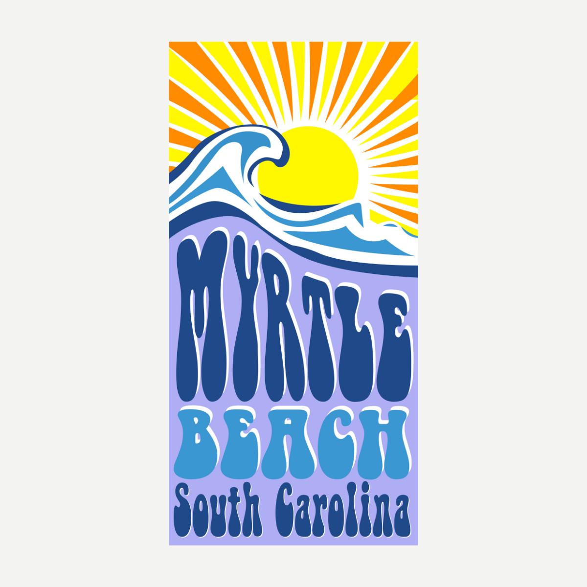 Myrtle Beach Sunset Towel