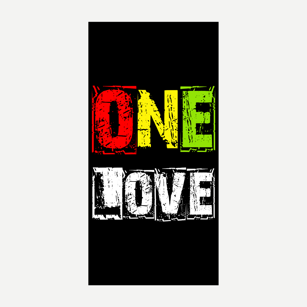 One Love Beach Towel