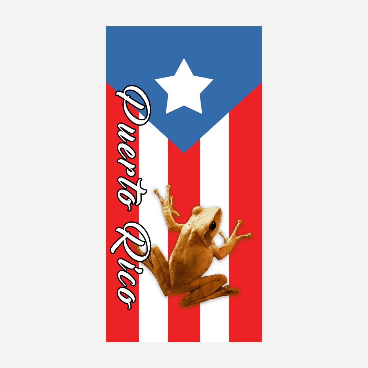 Puerto Rico Flag Beach Towel