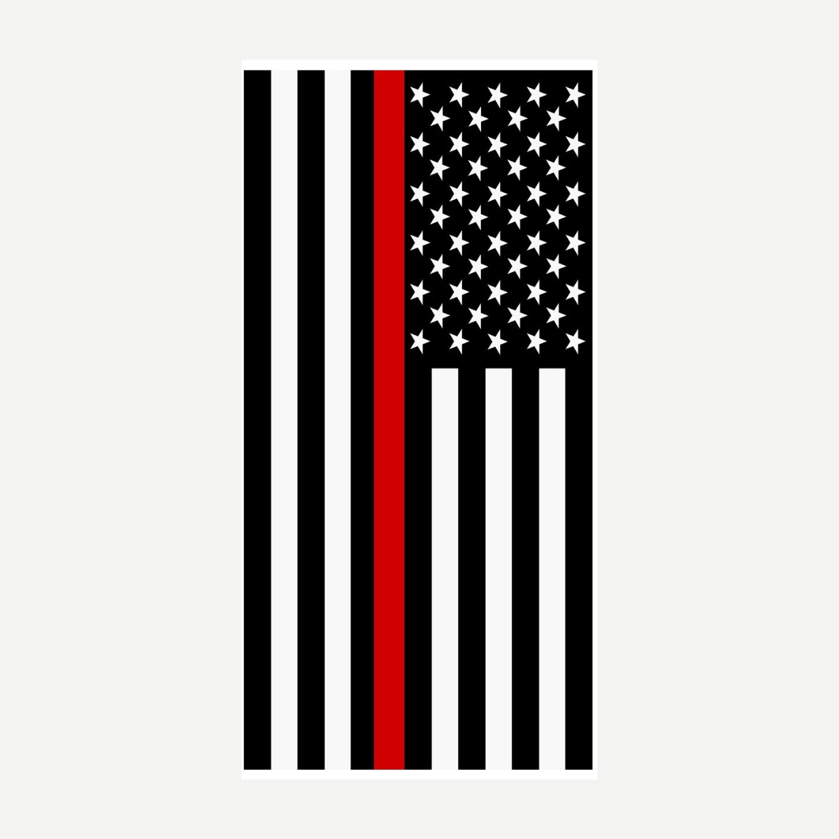 USA Flag Fallen Firefighter Beach Towel