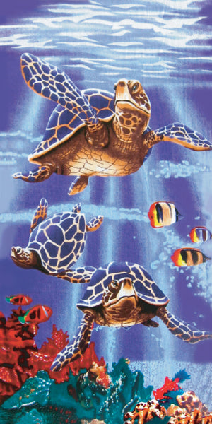 Sea Turtles Beach Towel (30x60) - 020