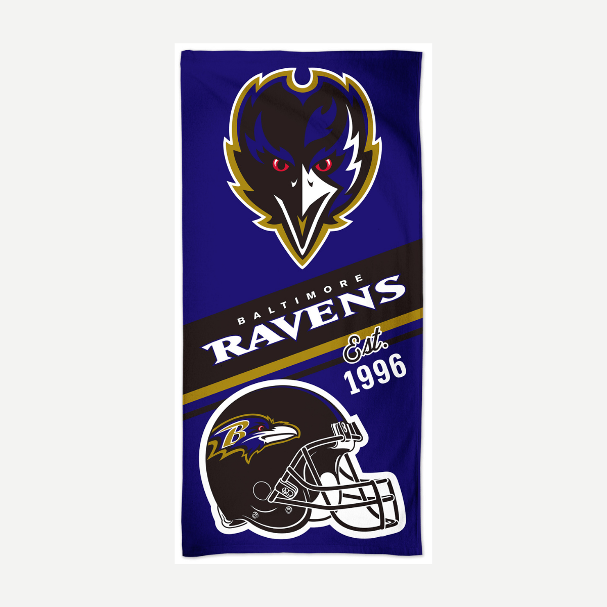 Baltimore Ravens Velour Beach Towel