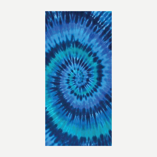 Blue Tie Dye Beach Towel – Vibrant & Soft