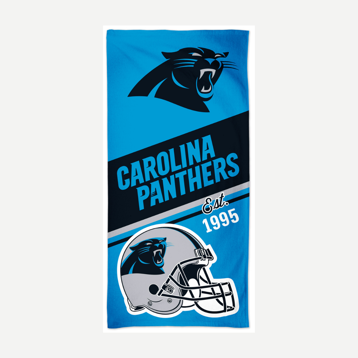 Carolina Panthers Velour Beach Towel