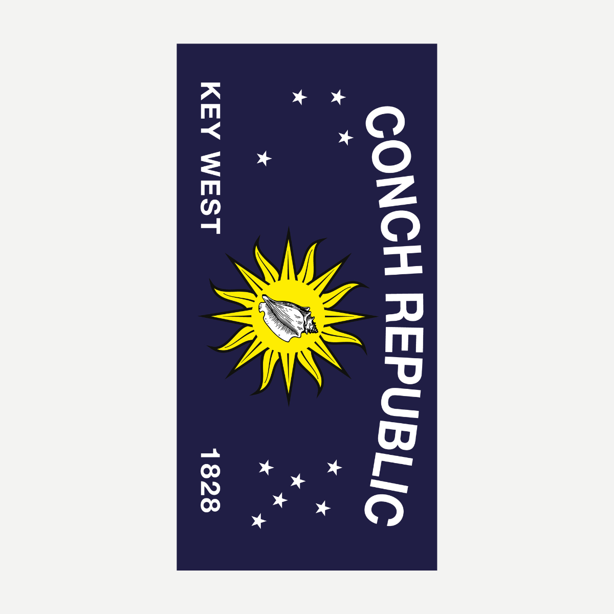 Conch Republic Beach Towel