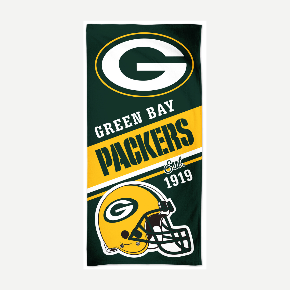 Green Bay Packers Velour Beach Towel