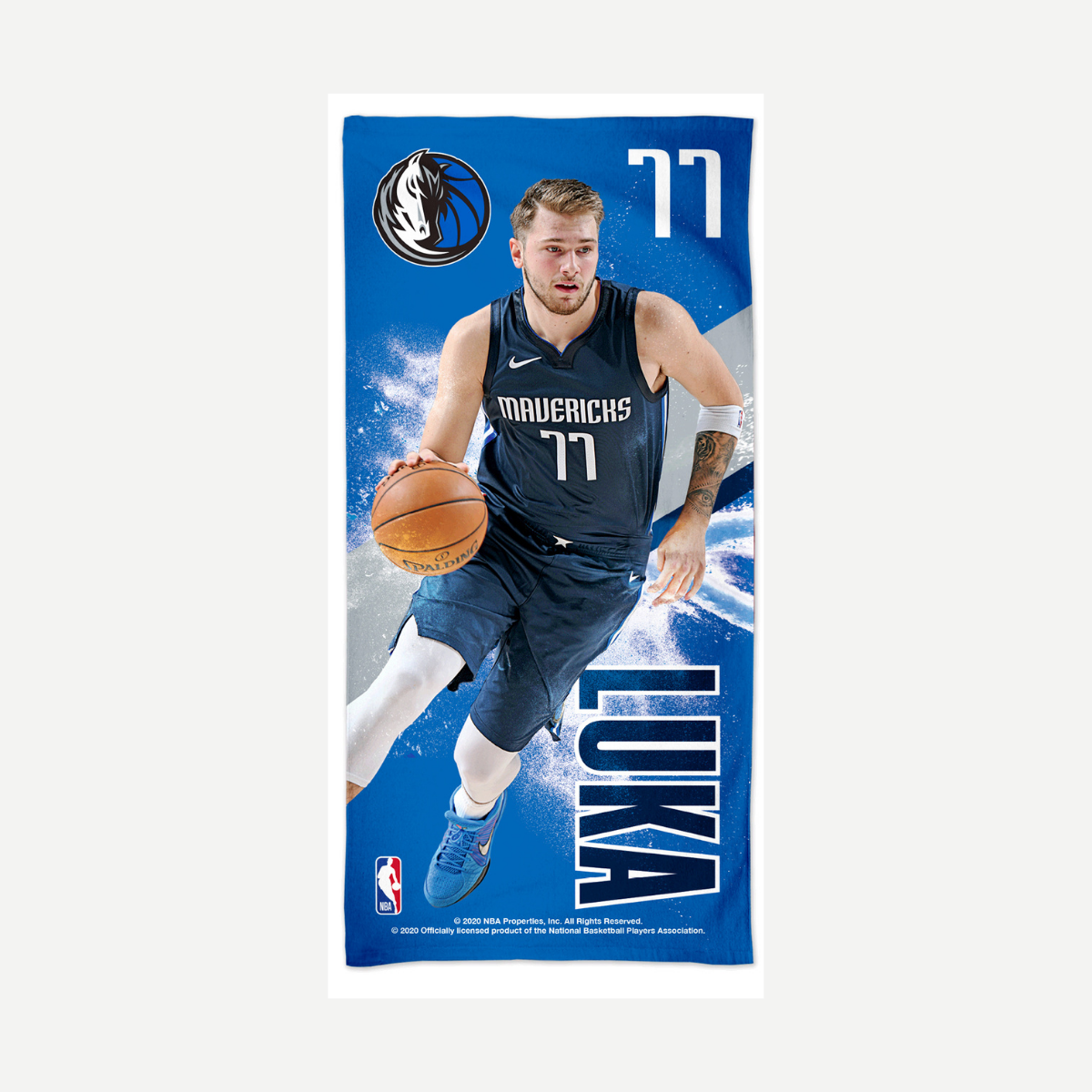 Luka #11 Velour Beach Towel