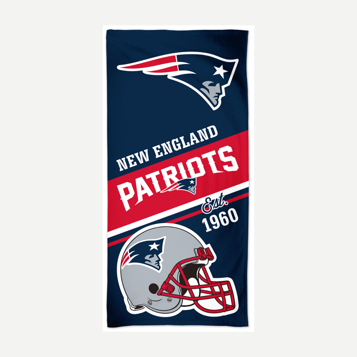New England Patriots Velour Beach Towel