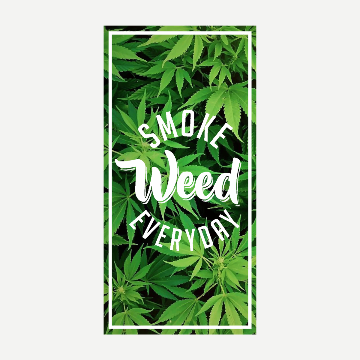 Smoke Weed Everyday Beach Towel