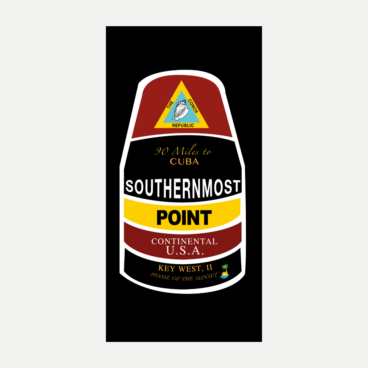 Southermost Point Beach Towel