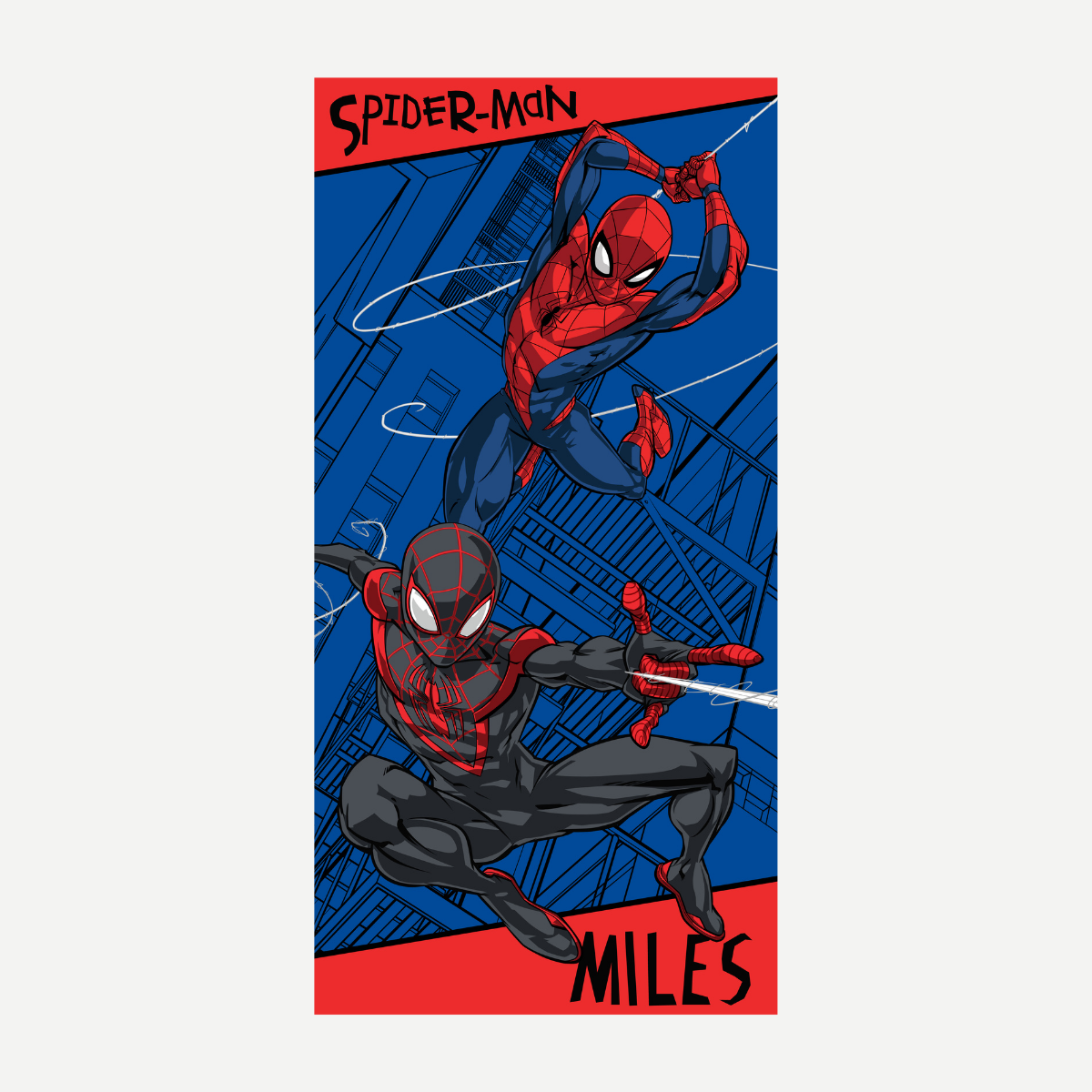 Spiderman Miles Beach Towel