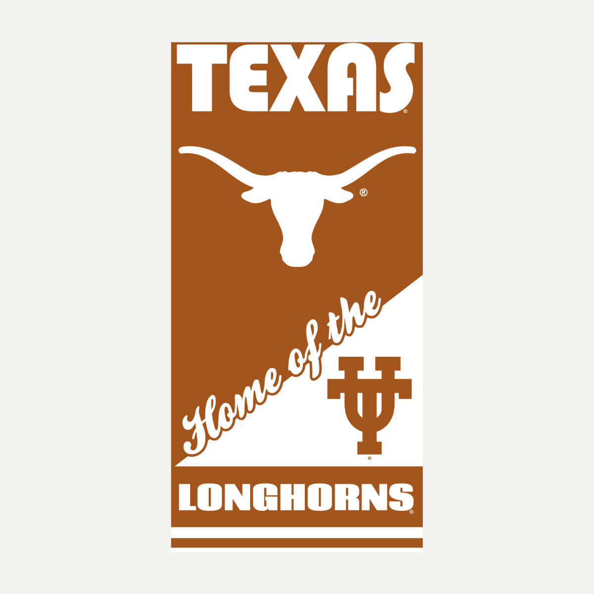 Texas Longhorns - Home Beach Towel