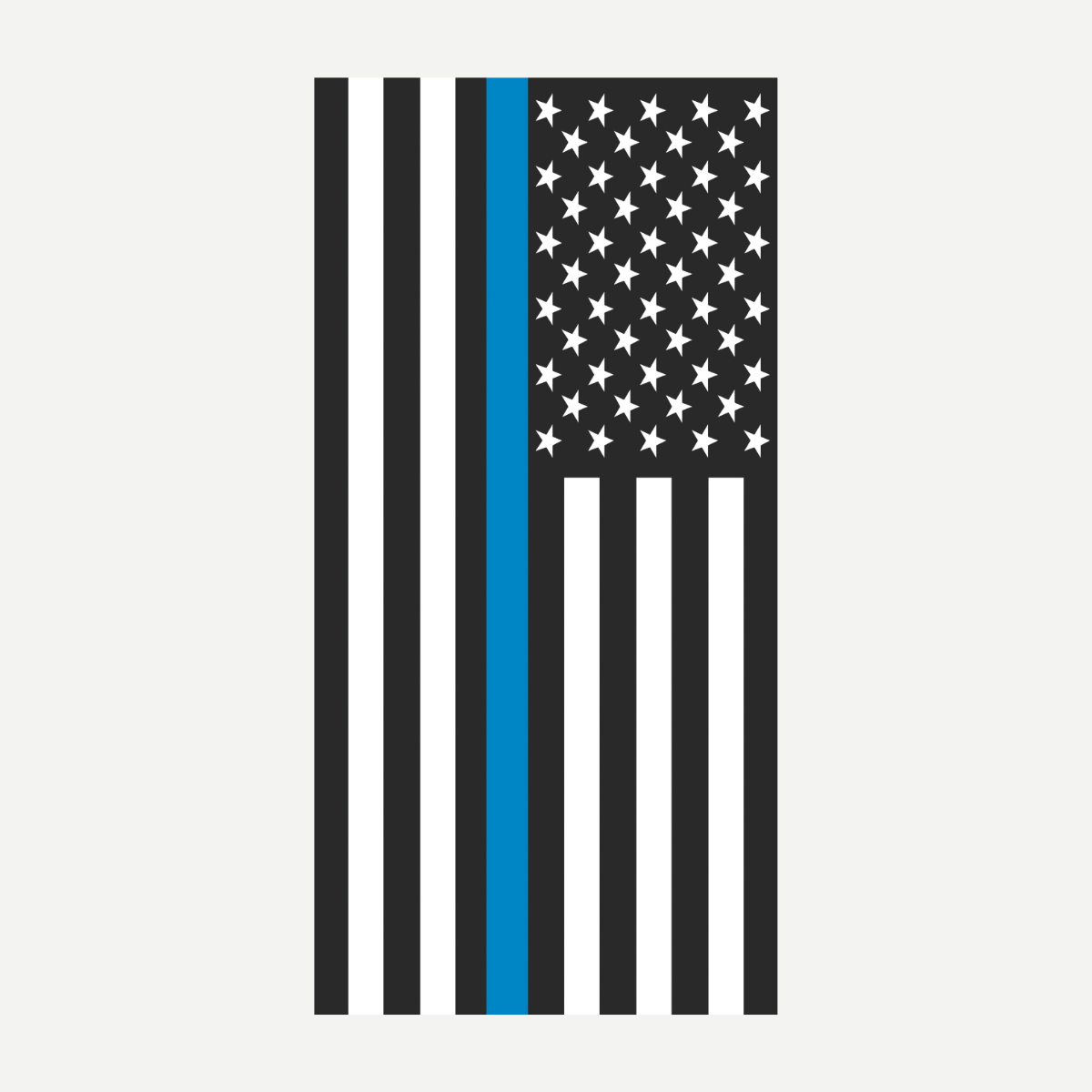 USA Flag Fallen Officer Beach Towel