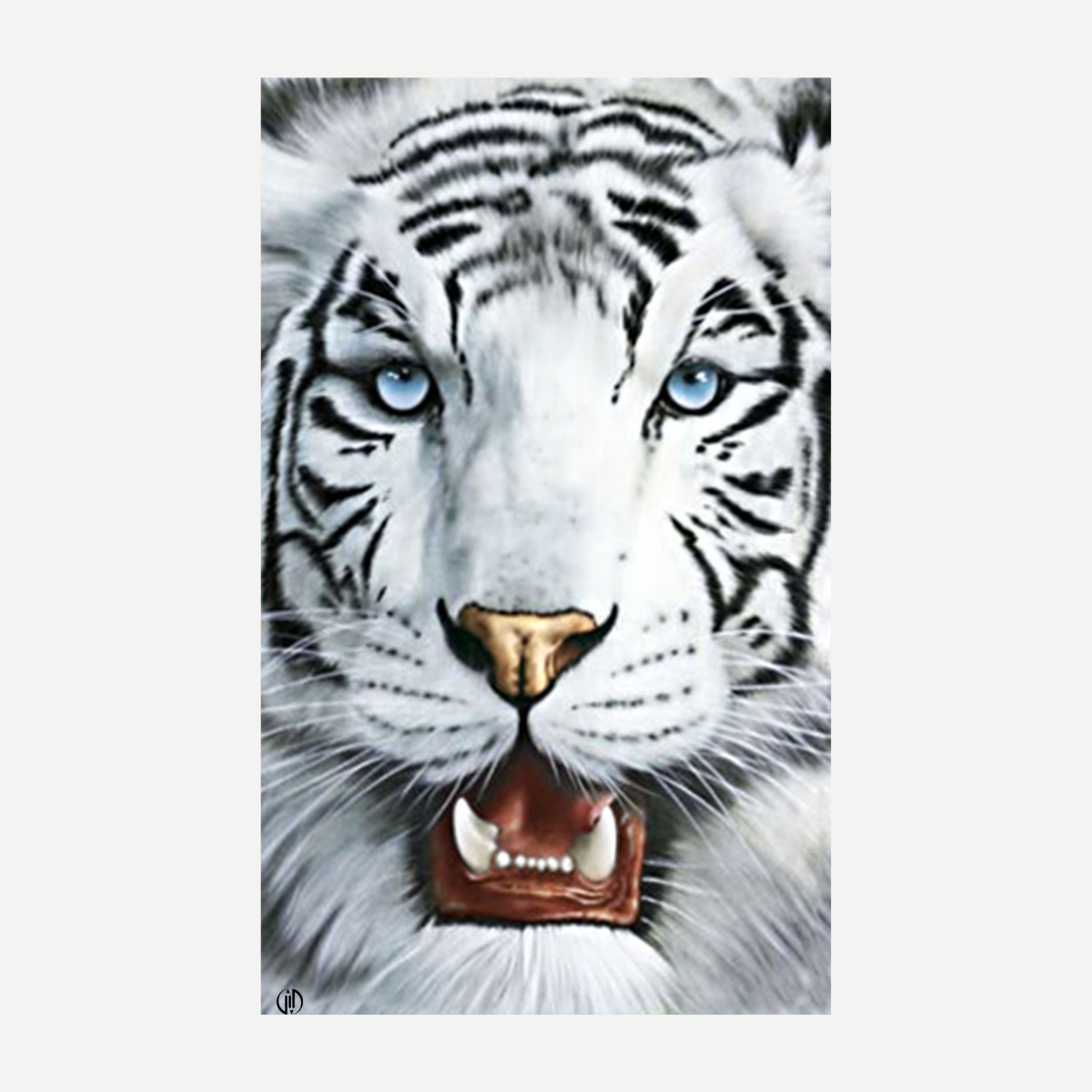 White Tiger Beach Towel – 40" x 70"