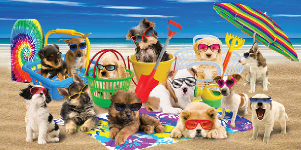Cool Dogs Beach Towel (30x60) - 0073