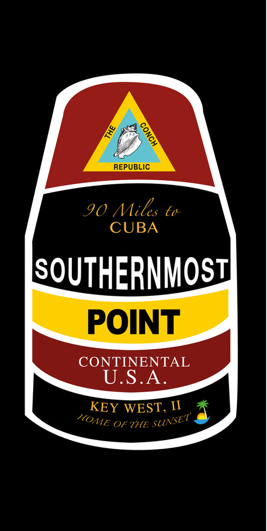 Southernmost Point Beach Towel (30x60) - 0237