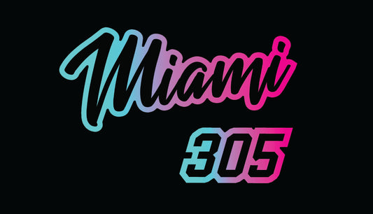 Miami 305 Beach Towel (30x60) - 0360