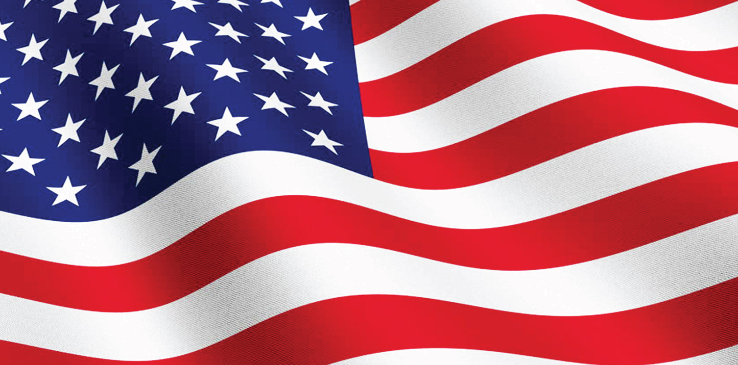 Wavy USA Flag Beach Towel (30x60) - 040W