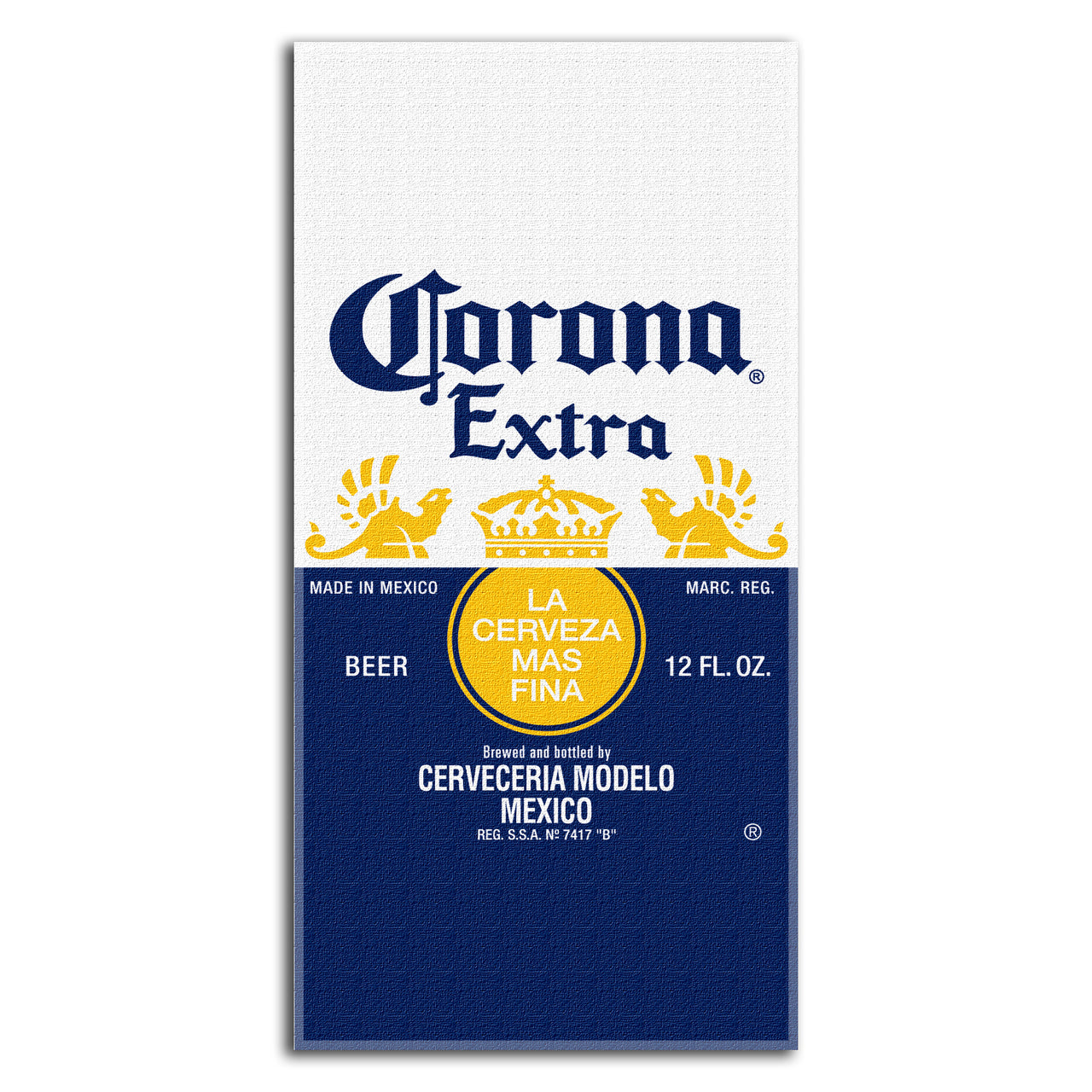 Corona Label Beach Towel (30x60) - 1018