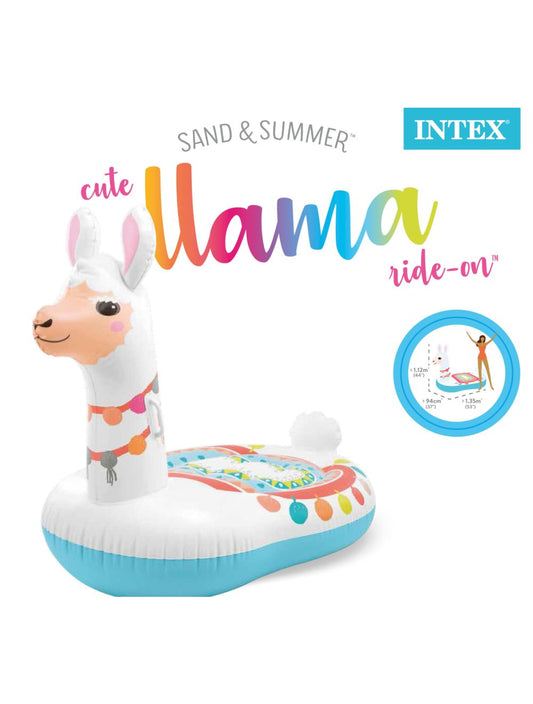 Cute Llama Ride On - INTEX