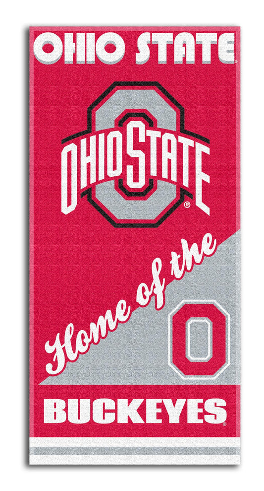 Ohio State Buckeyes Beach Towel Home (28x58) - NCAA